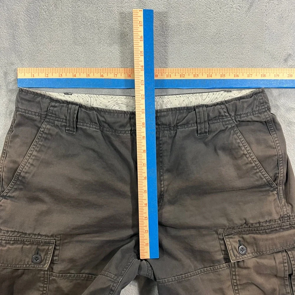 The North Face Cargo Shorts Mens 36 Gray Good Sun Faded AU7V Cotton Utility